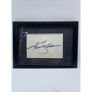 Framed Autographed Signature Of Ian Stabler/ Snake {86}